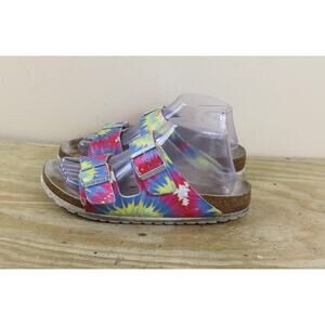 Birkenstock Sandals 8 Narrow Arizona Tie Dye Slides Buckle Shoes